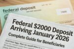 Federal $2,000 Deposit Arriving January 2026: Complete Guide for Beneficiaries
